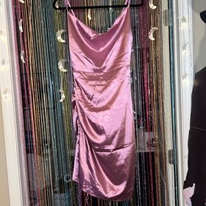 Pink Drawstring Dress